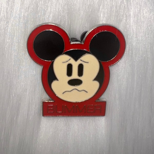 Disney Pin Mickey Mouse Pin Expressions Collection Bummer  Trading Pin Enamel Pin Authentic Buy 2 Get 1 Free of Your CHOICE