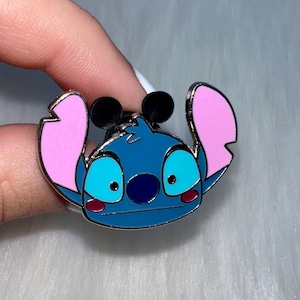 Disney Pin Stitch Pin de Lilo e Stitch Timid Emoji Collection Trading Pin Enamel Pin Authentic Compre 2 e ganhe 1 grátis de sua ESCOLHA
