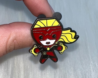 Disney Pin Kapitan Marvel Pin kawaii Art Trading Pin Emaliowana szpilka Oryginalna Kup 2 Otrzymaj 1 GRATIS DO WYBORU