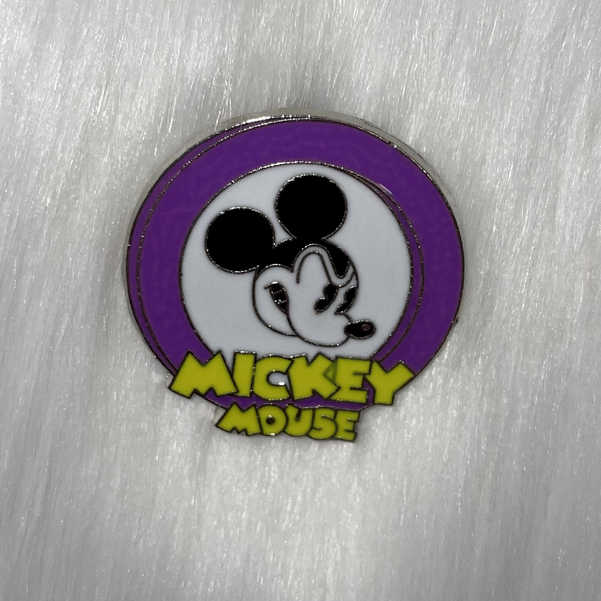 Disney Pin Mickey Mouse Colored Circle Expressions Collection