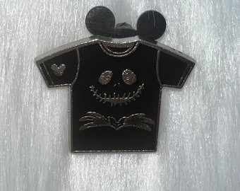 Disney Pin Jack Skellington Pin T-Shirt Collection Hidden Mickey Trading Pin Emaliowana szpilka Oryginalna Kup 2, otrzymaj 1 GRATIS do WYBORU