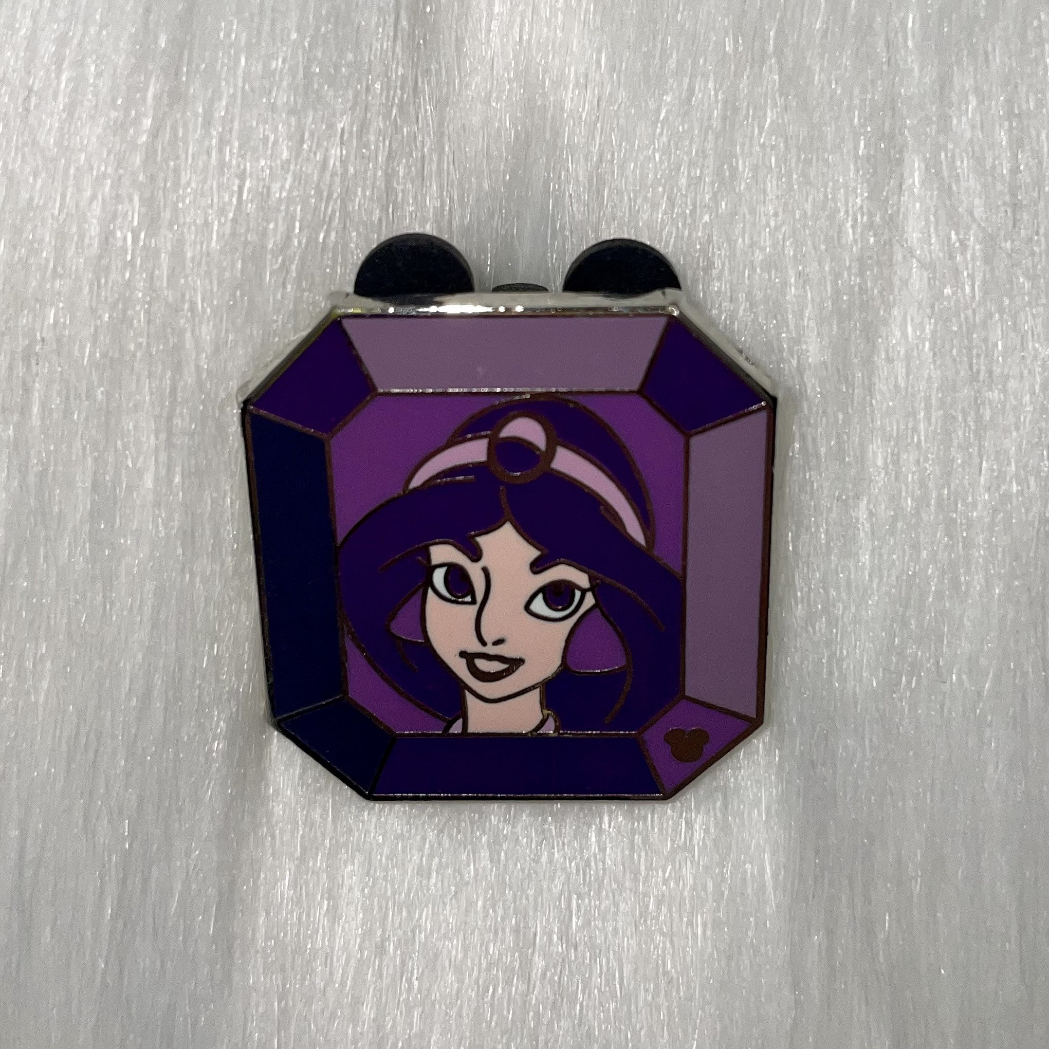 Buy Disney Jasmine Pin Aladdin Movie Jasmine Purple Princess Gem Hidden  Mickey Trading Pin Enamel Pin Authentic Buy 2 Get 1 Free Online in India -  Etsy, image size:2041x2041