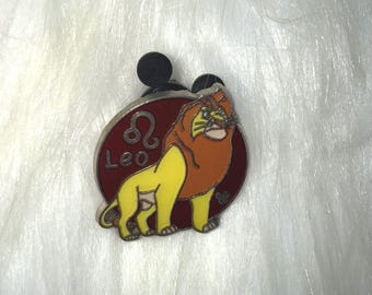 Disney Pin Leo Znak zodiaku Pin Król Lew Pin Mufasa Trading Pin Emaliowana szpilka Oryginalna Kup 2 Otrzymaj 1 GRATIS DO WYBORU