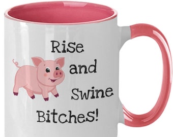 Pig Lover Coffee Mug, Pink Pig, Pig Ears Mug, Coffee Mug, Animal Lover Mug, Collectible Mug, Gift Mug, Drinkware