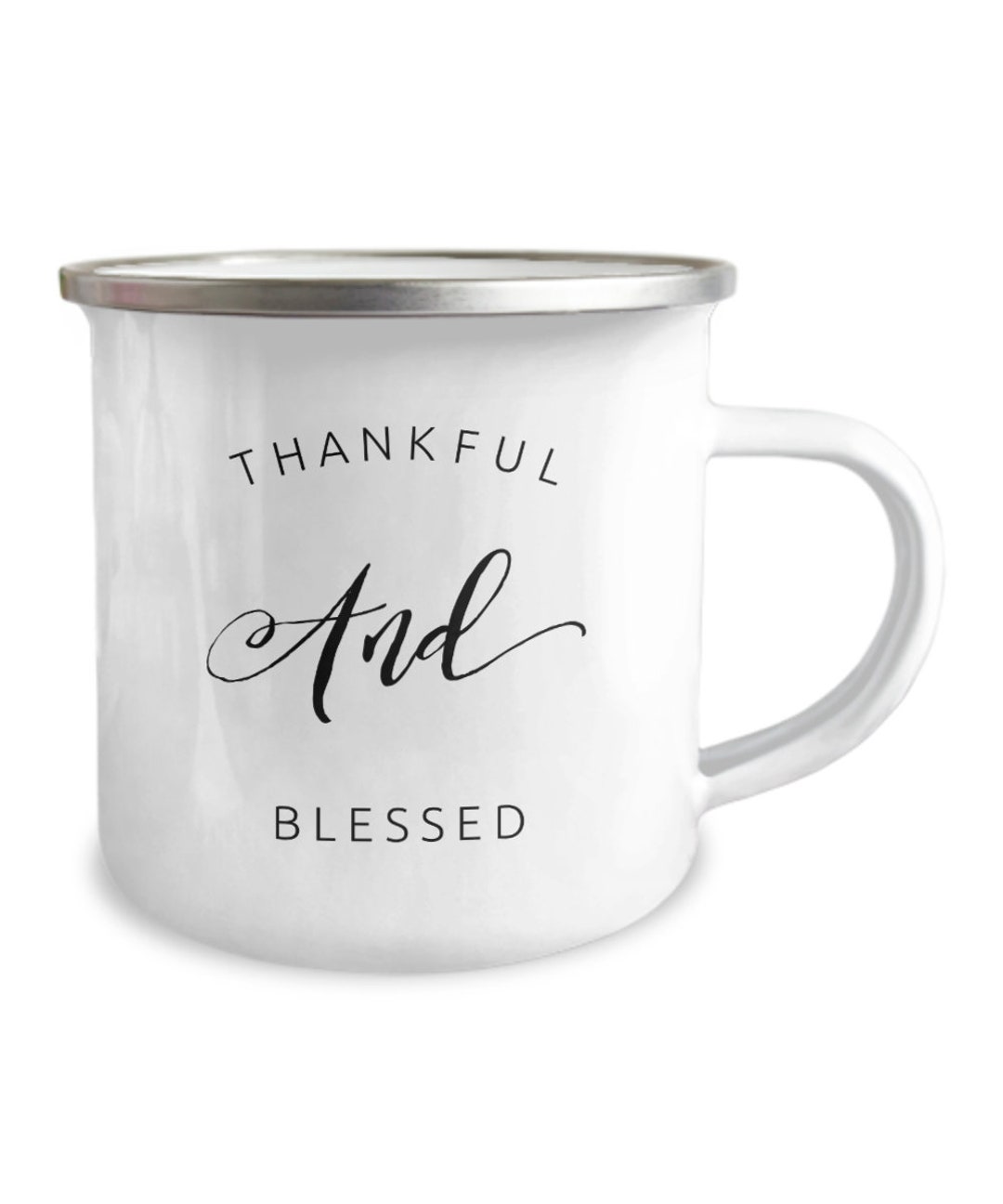 Mumufy 9 Pcs Thanksgiving Coffee Mugs 12 oz Fall Enamel Mug Thankful  Blessed Coffee Mug Outdoor