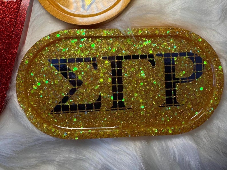Sigma Gamma Rho Trinket/rolling Tray - Etsy