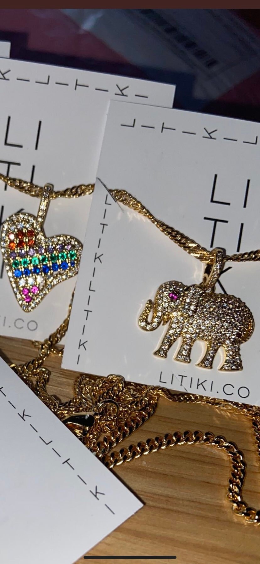 Good luck elephant necklace store
