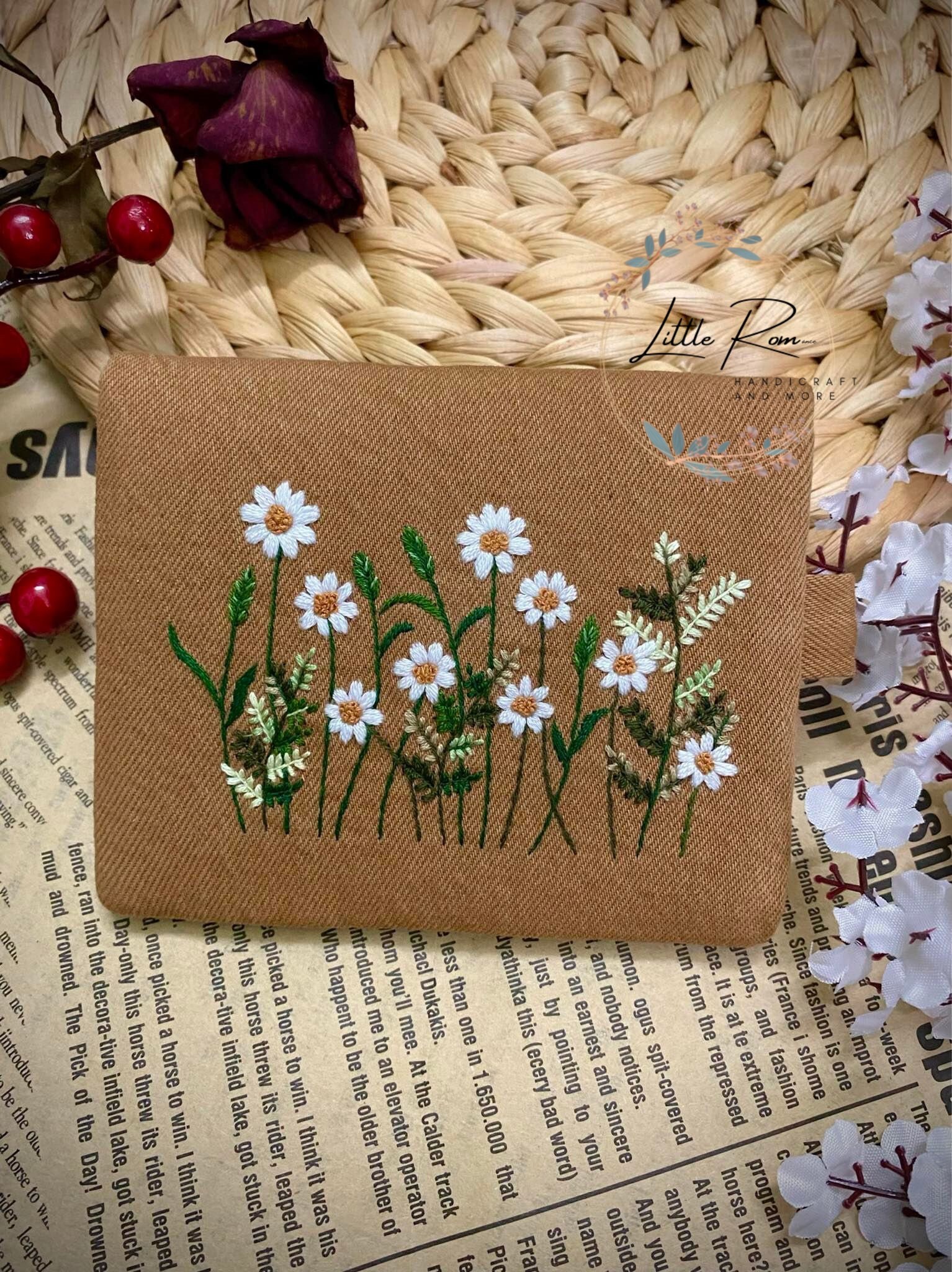 Hand-embroidered Wallet| Cash and Card Wallet | Gift for Her| Spring ...