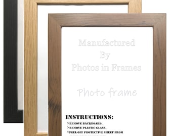 Buy One Get One Free We Send You Two Frames Black Oak White Silver Walnut Poster / Picture/ Poster Fremes