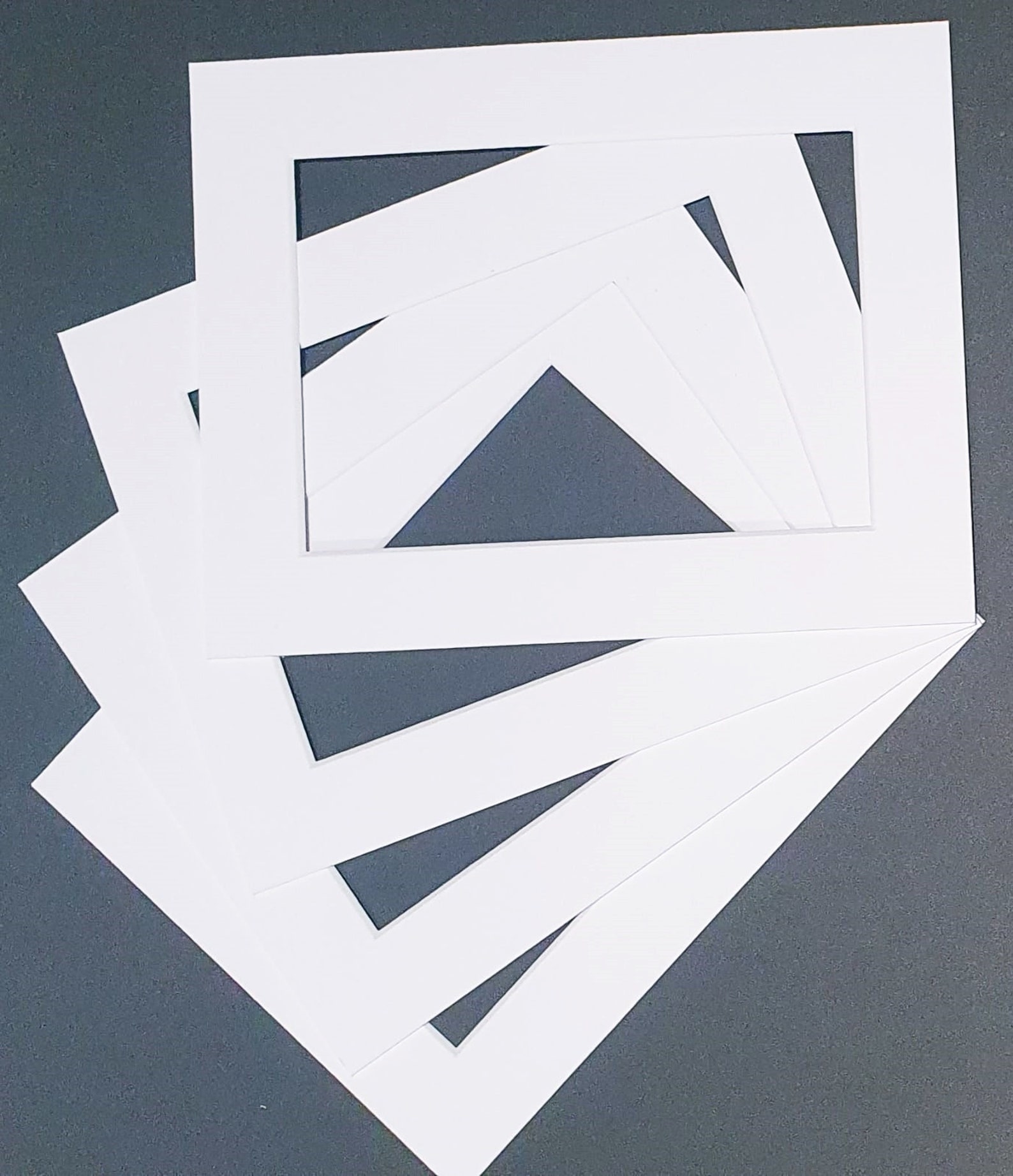 Bevel Cut White Mount Board for Picture Frame Photo Frame 1300 Etsy UK