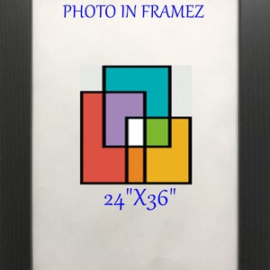 Frame 24x36 in 61x91.5 Cm Ultra Thin Poster Frames Frame for Poster Sizes  24x24, 24x28, 24x30, 24x32, 24x36, 24x38, 24x40 All Sizes 