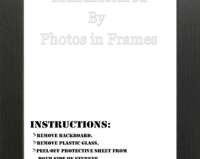Panoramic Sizes Picture Frames Photo Frames Black White Oak - Etsy UK