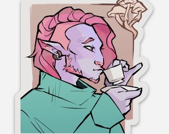 Caduceus Clay Critical Role Sticker