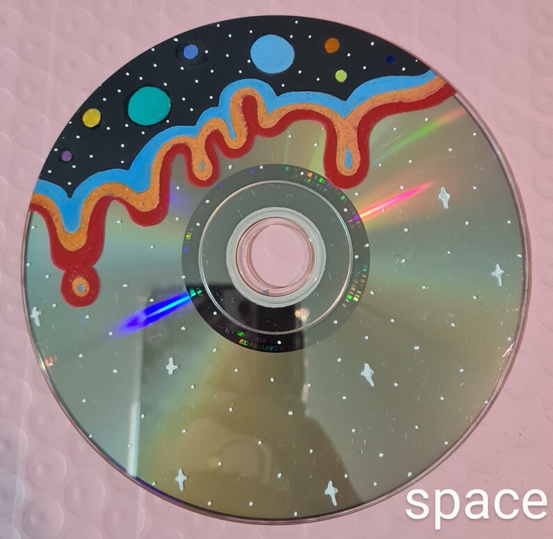 Kamerdecor CD-kunst handgeschilderde aangepaste decoratie-accessoires afbeelding 6