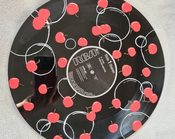 Kamerdecor beschilderde vinylplaten (ontwerp op maat welkom!)