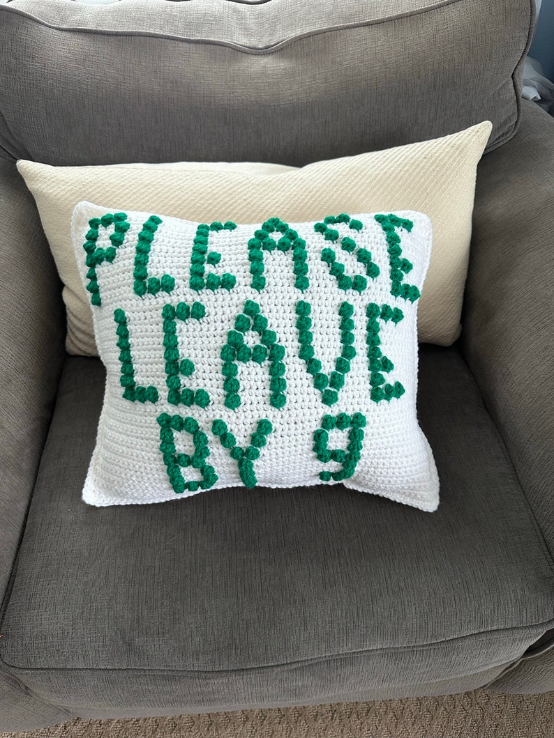 Please Leave By 9 Stay Awhile Made To Order Gift Vulgar Cuss Snarky Funny Friend Christmas image 6