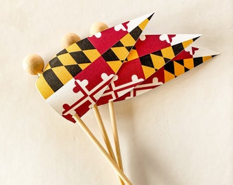 Maryland Favor Flags