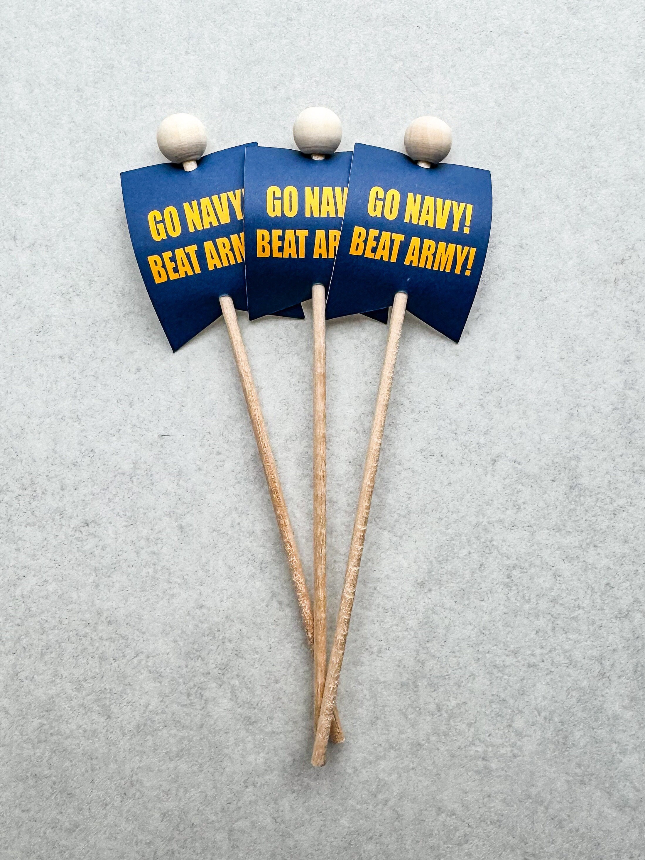 Go Navy Beat Army Cupcake Toppers - Etsy