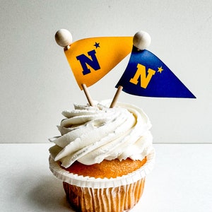 USNA Blue and Gold Pennant Flags image 4