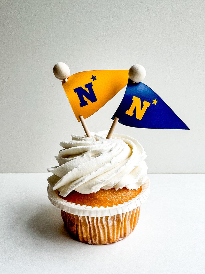 USNA Blue and Gold Pennant Flags image 4