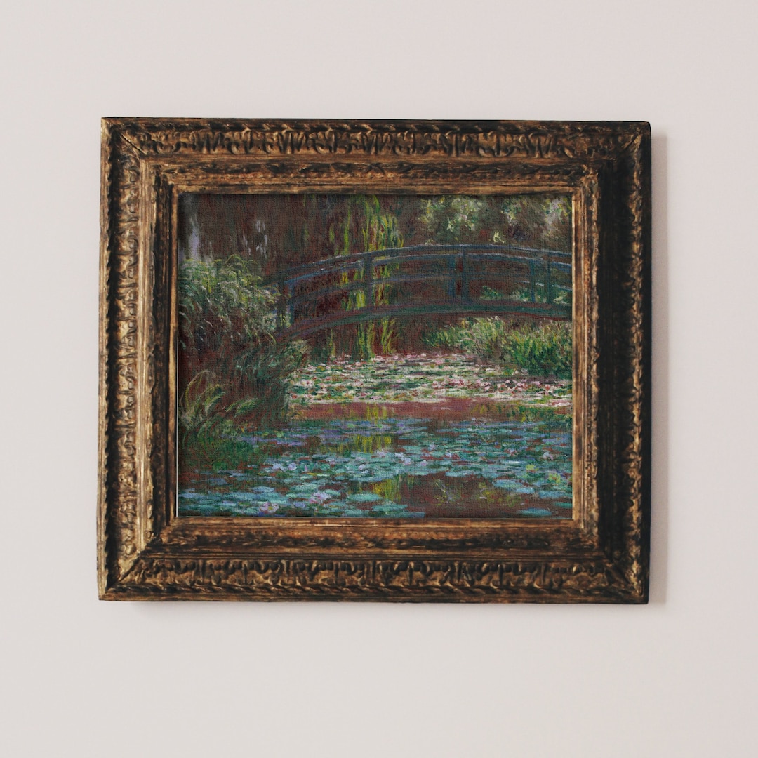 Water Lily Pond Painting | Claude Monet | Vintage Digital Print - Etsy