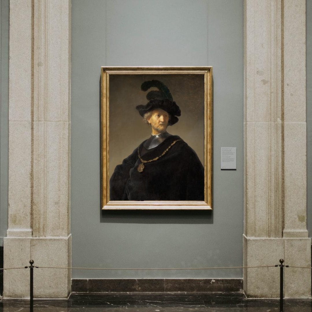 Old Man With a Gold Chain Painting | Rembrandt Harmensz. Van Rijn ...