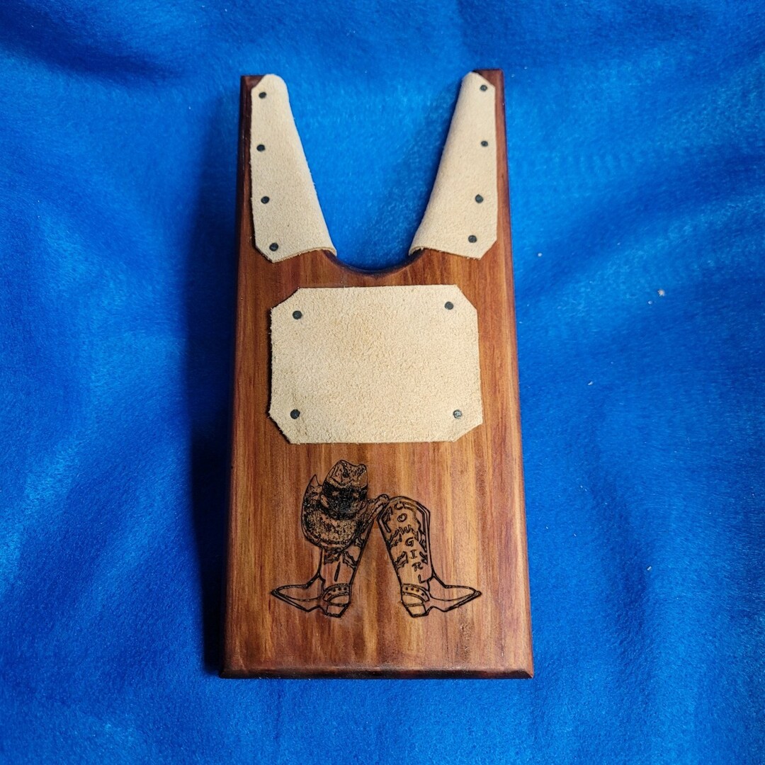 Personalized Wooden Boot Jack - Custom Boot Remover For Cowboy & Work Boots - Perfect Gift For Boot Lovers