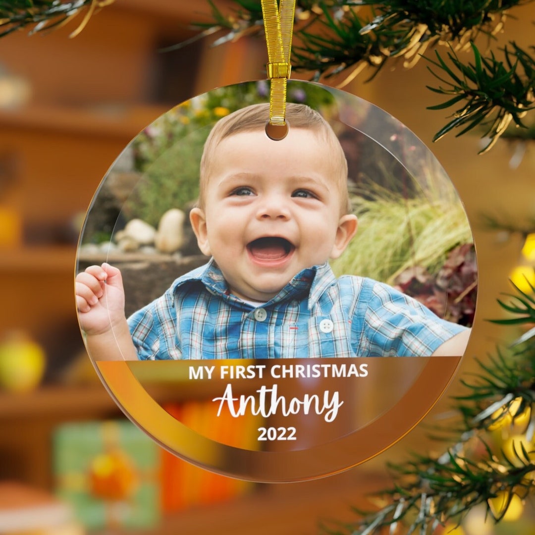Babys First Christmas Ornament 2022 for Baby Boy Baby Girl Etsy