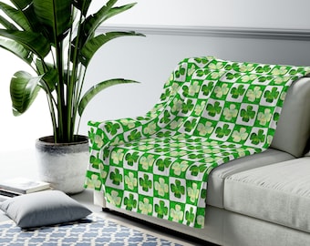 Velveteen Plush Blanket - St. Patrick's Day 19
