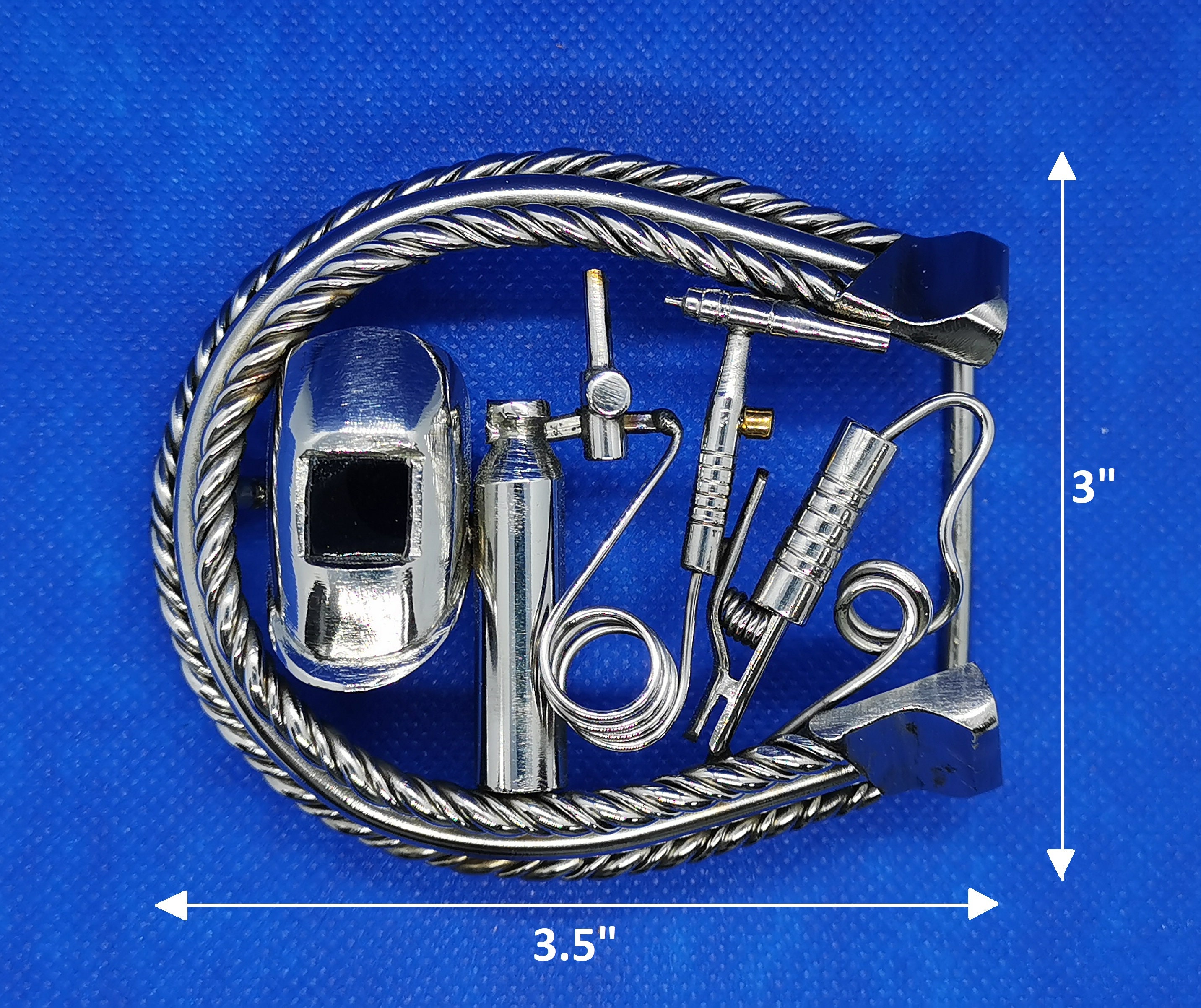 homemade belt buckle