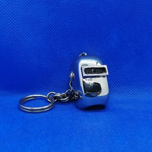 Stainless Steel Welding Helmet Keychain