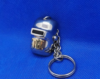 Customized Stainless Steel Welding Helmet Keychain