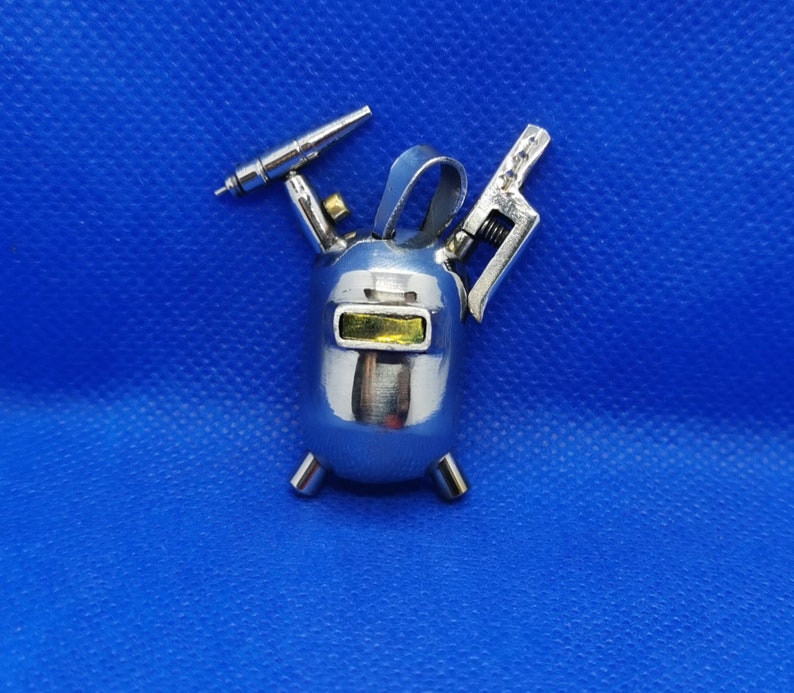 Stainless Steel Tig, Electrode Holder and Welding Hood Pendant bild 1