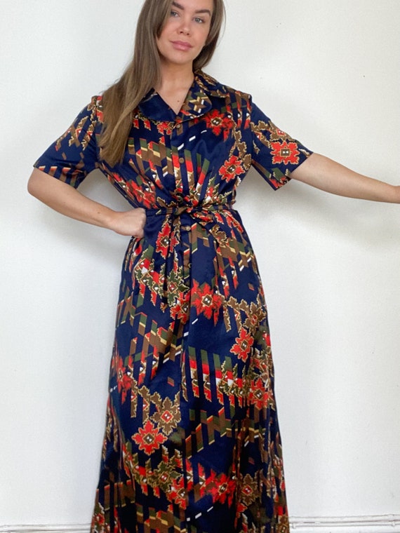 1970’s Chic Evening Summer Dress Size S-L True Vi… - image 2