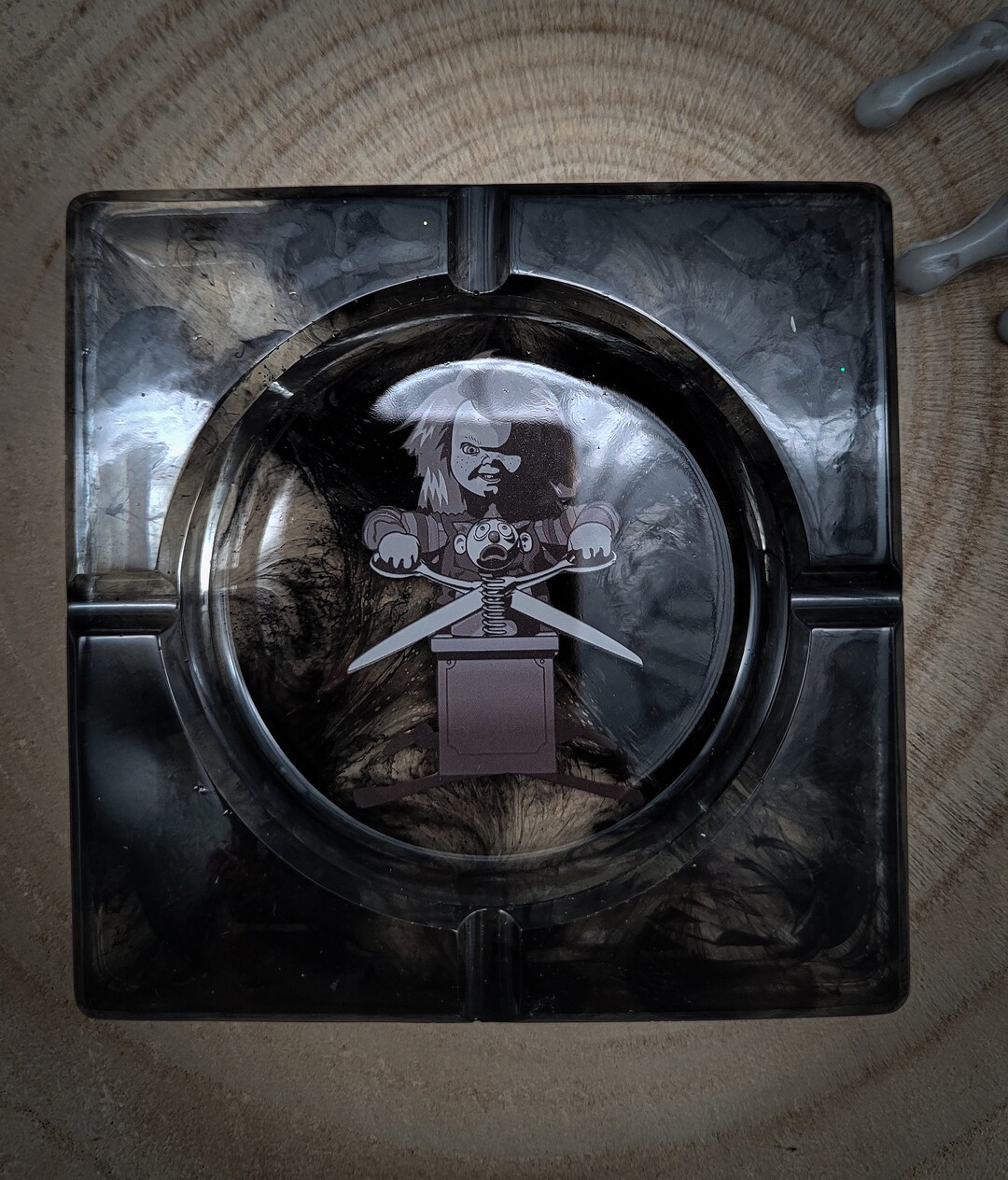 Horror Movie Ashtray Chucky the Killer Doll Etsy