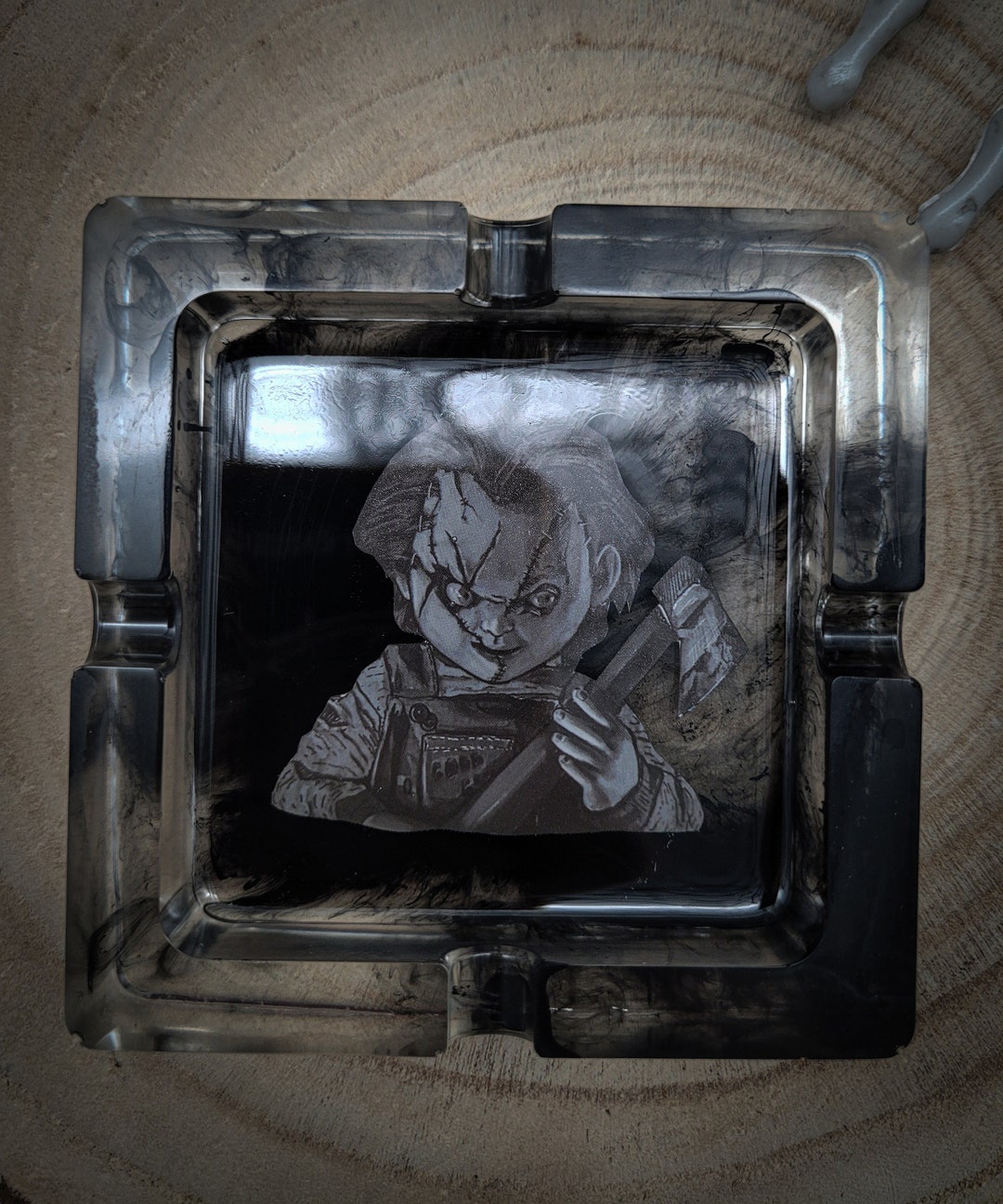 Horror Movie Ashtray Chucky the Killer Doll Etsy