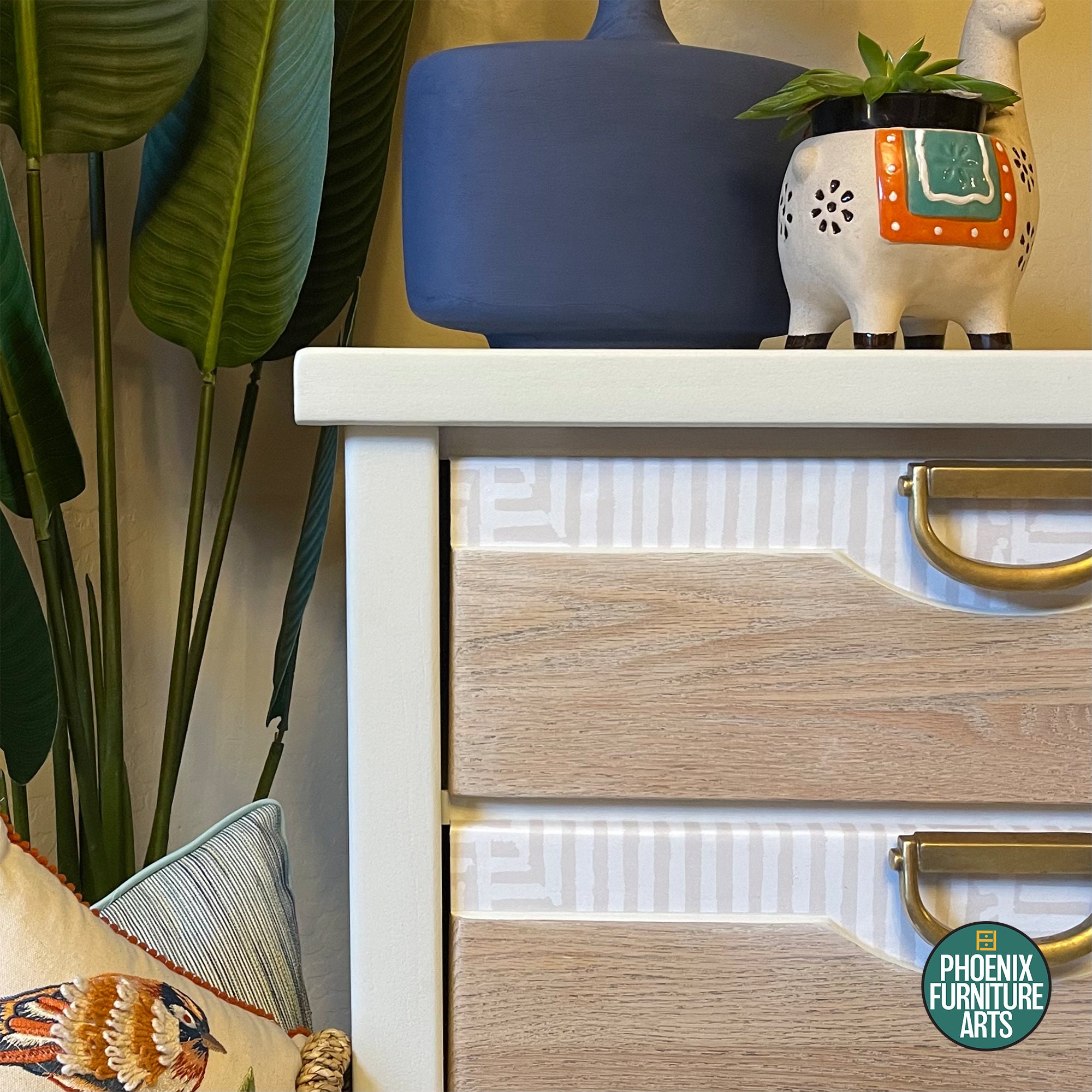 White Boho Dresser - Etsy