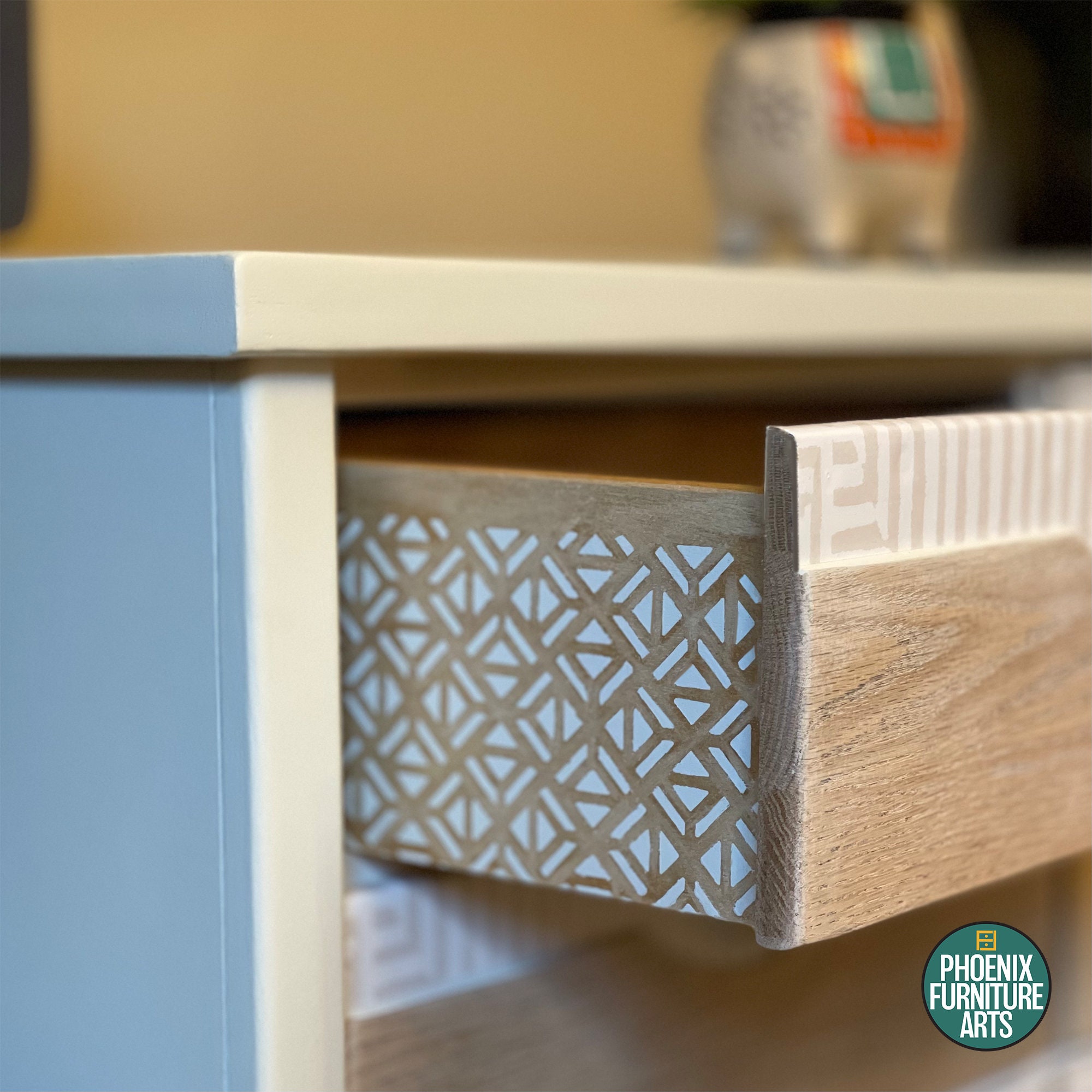 White Boho Dresser - Etsy
