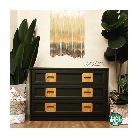 Boho black dresser deals