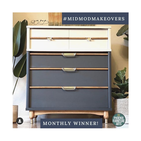 Original Mid-century Modern "kroehler" Dresser. Winner of the  #midmodmakeovers Award October 2021! - Etsy