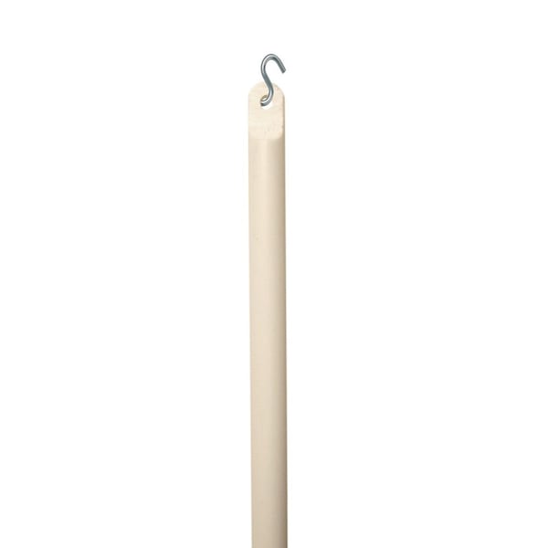 spotblinds 8mm Replacement Tilt Wand Rod for Blinds and Shades In Ivory Color With S Style Hook