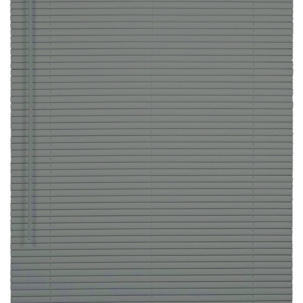 spotblinds Cordless 1-Inch Aluminum Custom Made Horizontal Mini Blinds in CHARCOAL-Blinds for Window-Privacy UV Protection-Choose Your Size!