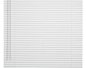 spotblinds Cordless 1-Inch Aluminum Custom Made Horizontal Mini Blinds in WHITE -Blinds for Windows -Privacy UV Protection-Choose Your Size!