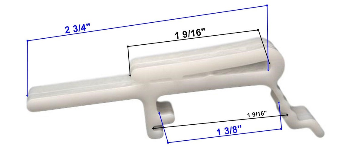 Spotblinds Valance Clip Vertical Blind Dust Cover Holder Bracket in