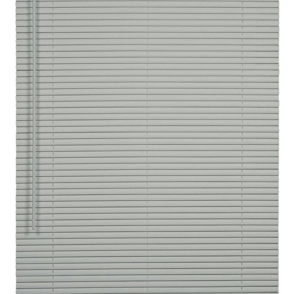 spotblinds Cordless 1-Inch Aluminum Custom Made Horizontal Mini Blinds in BRUSHED SILVER -Privacy UV Protection - Choose Your Size!