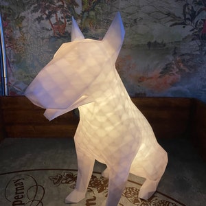 Light Up Bull Terrier Battery (WHITE)