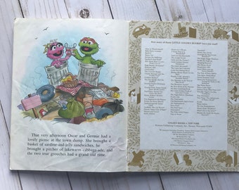 Little Golden Book, Oscar's New Neighbor, Vintage Little Golden