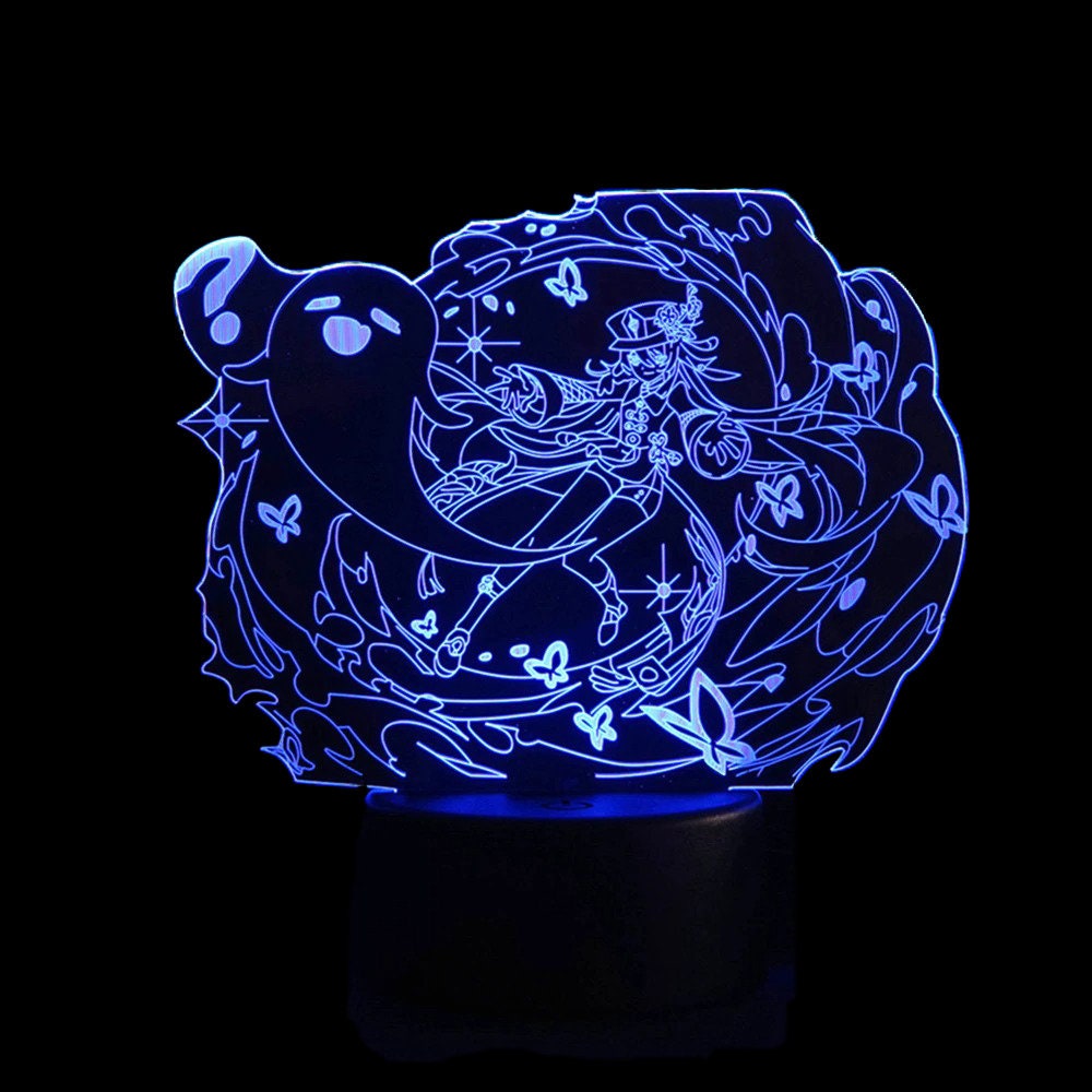 3D Hu Tao Genshin Impact Desk Lamp Genshin Impact 3D Led | Etsy UK