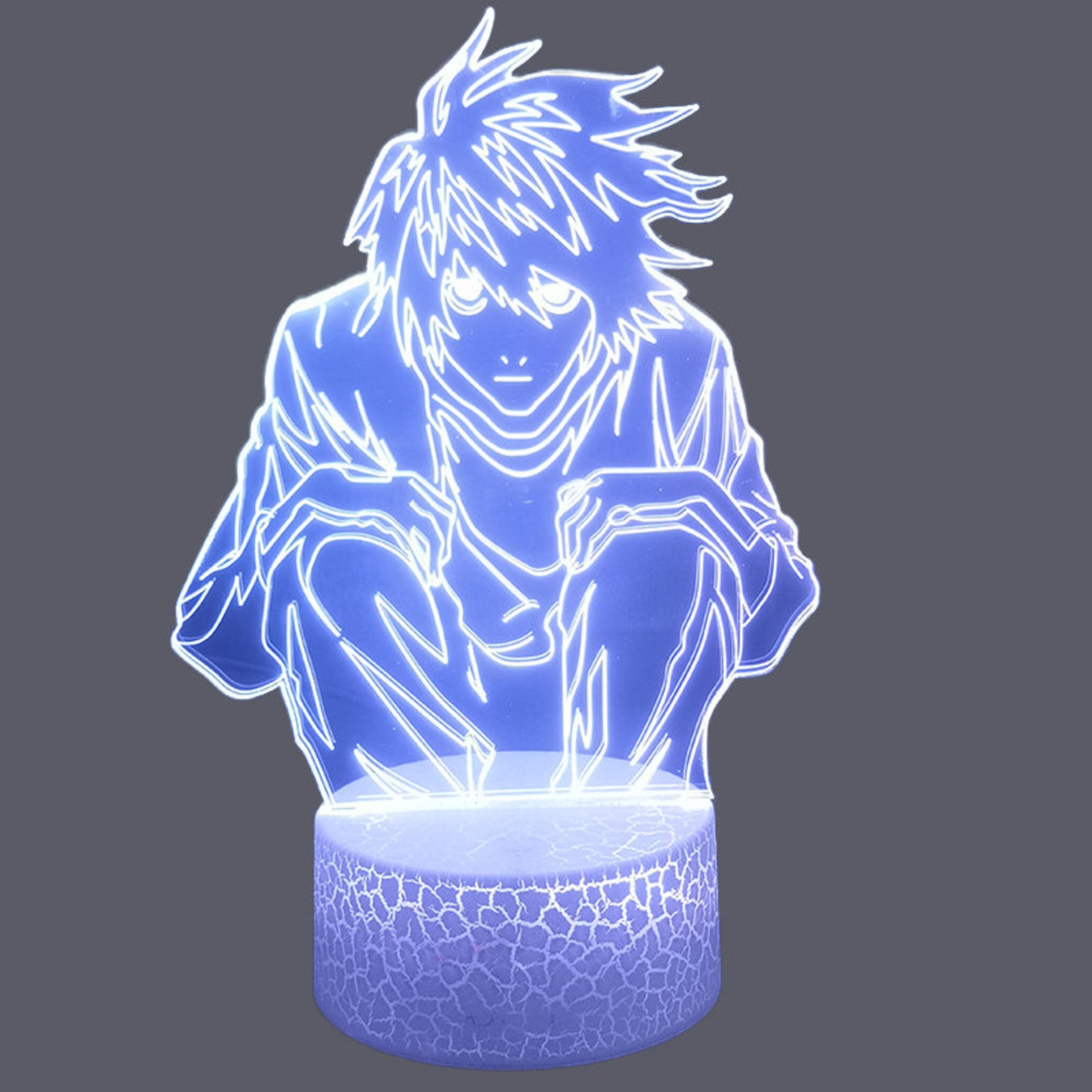 3D Death Note Light Yagami Desk Lamp 3D Led Anime Lamp Led Etsy UK