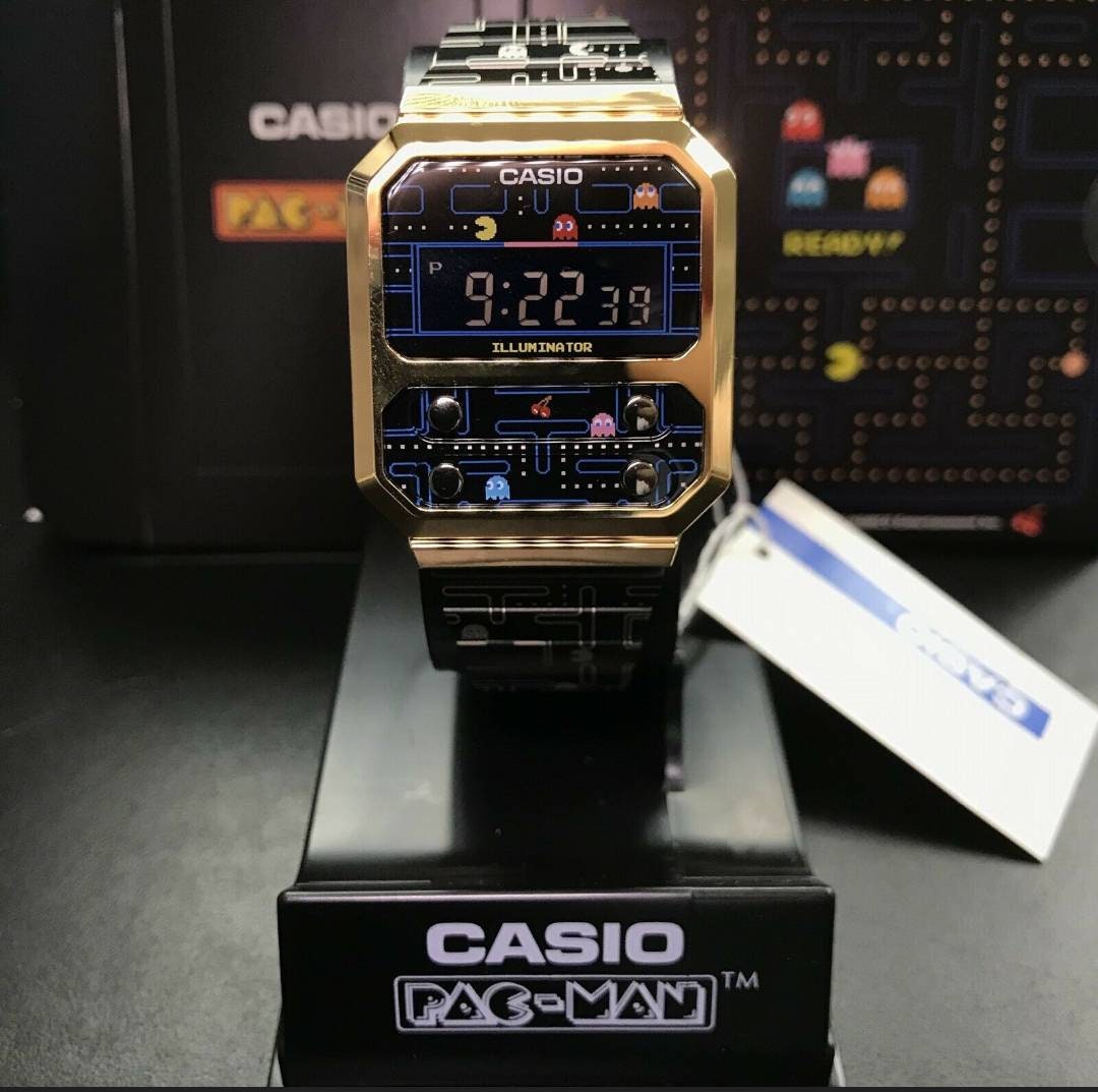 Vintage Casio Pacman Watch Etsy